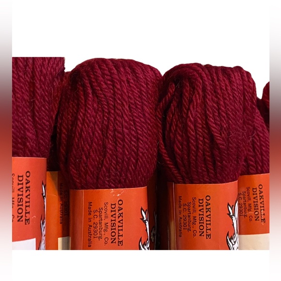 Dubonnet VTG NOS Scovill Dritz Luxury 100% Virgin Wool Needlepoint 40 yds - Picture 2 of 6